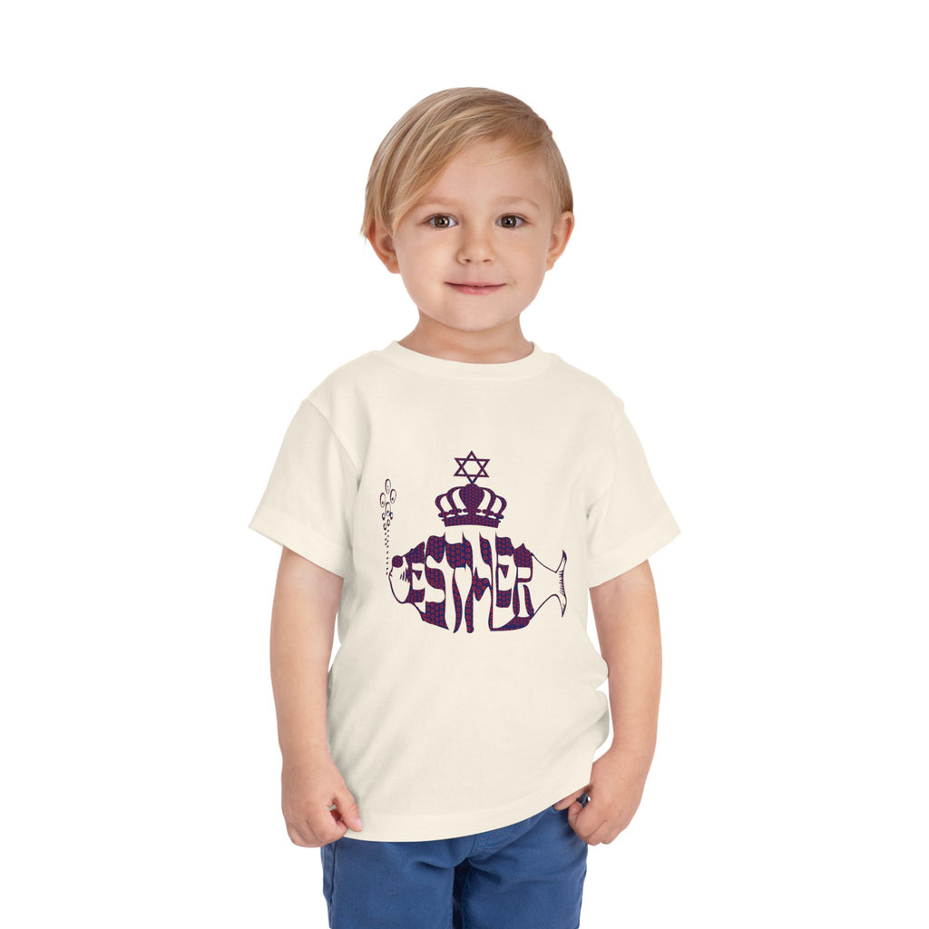 Phishing for Queen Esther Toddler Tee