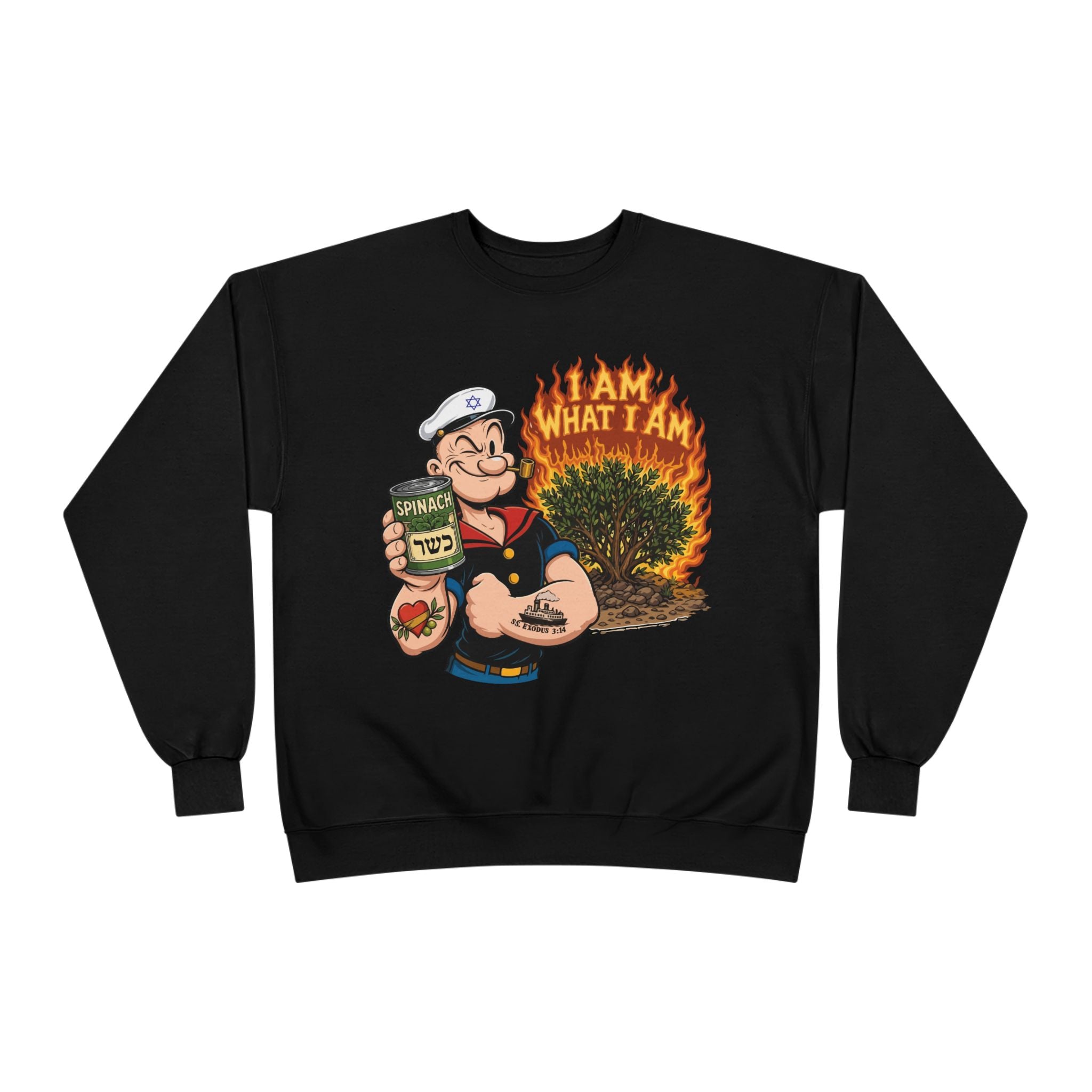Popeye the Sailor Mensch Crewneck Sweatshirt