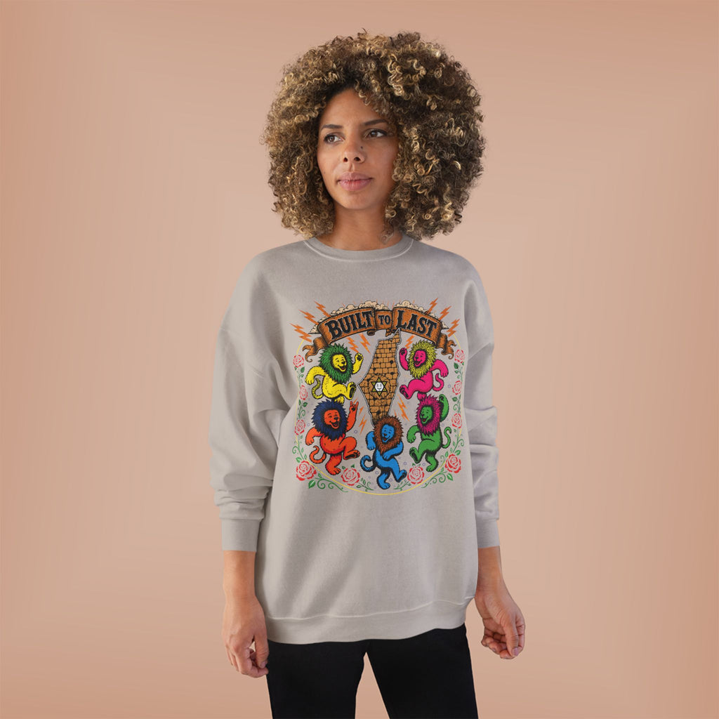 Grateful Israel - Built to Last - Crewneck Sweatshirt