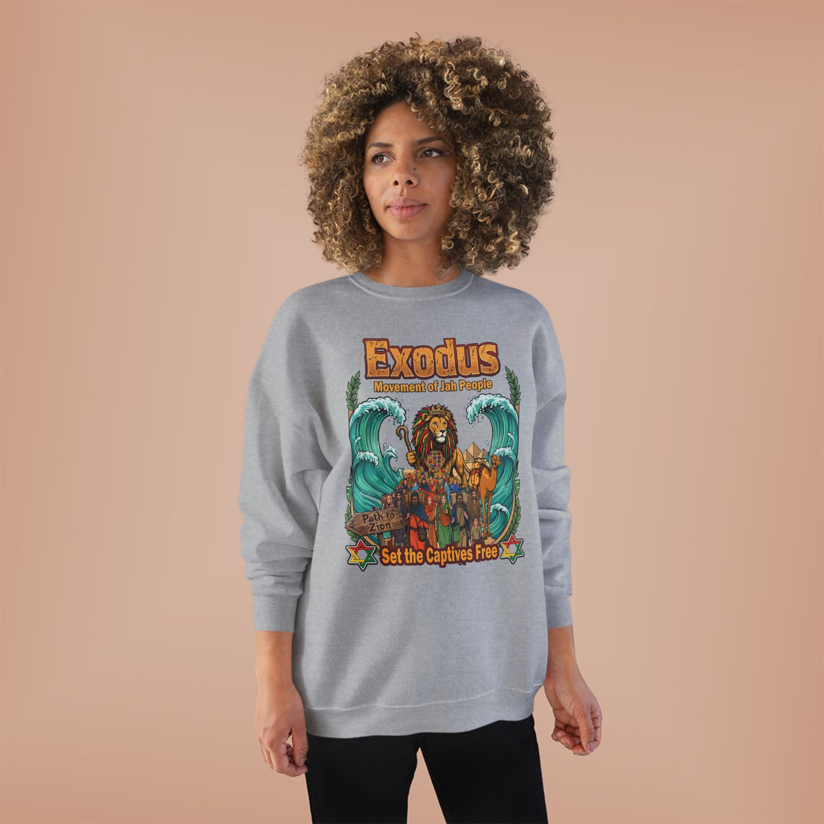 Exodus — Jewish Roots Rock Reggae Sweatshirt