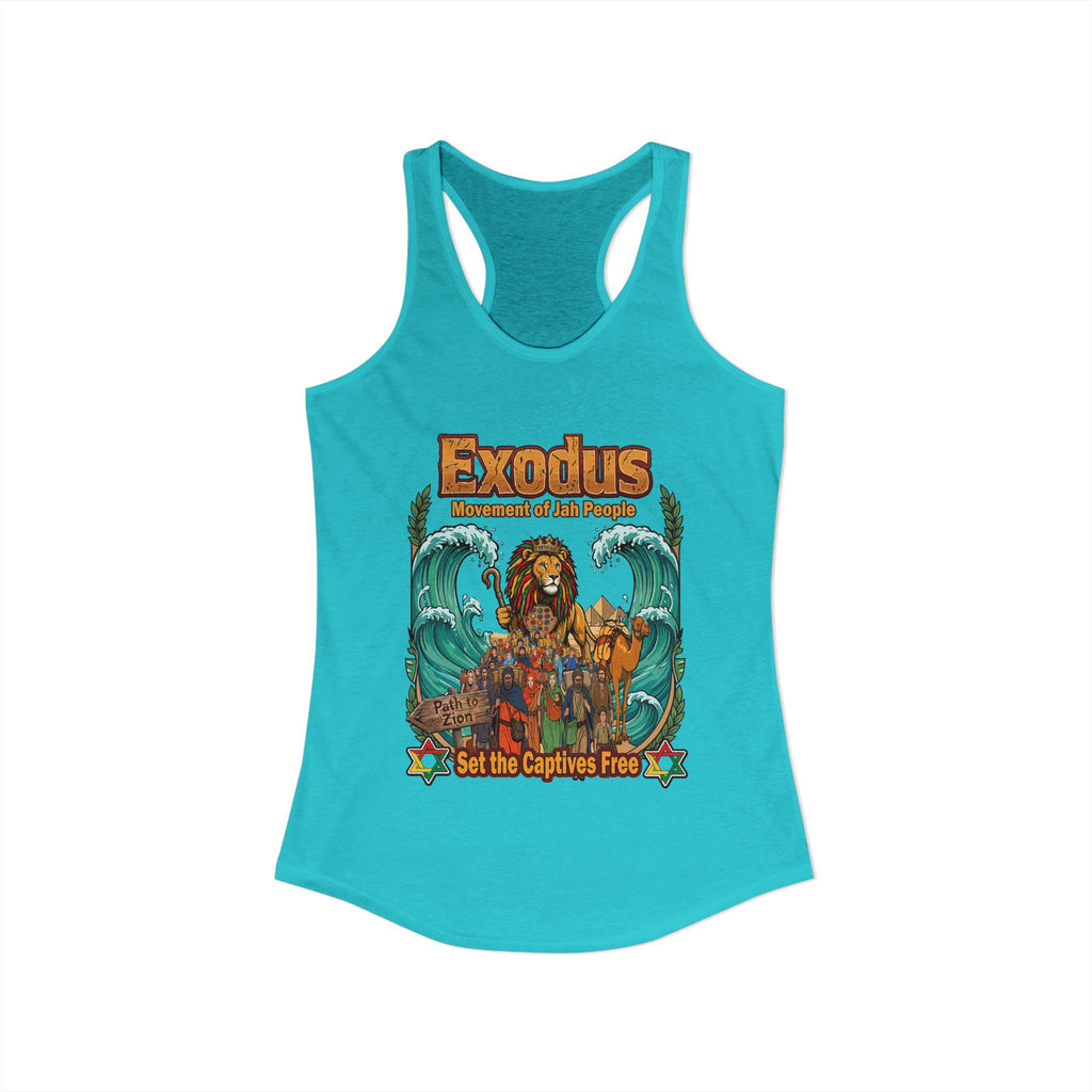 Exodus — Jewish Roots Rock Reggae Women Racerback