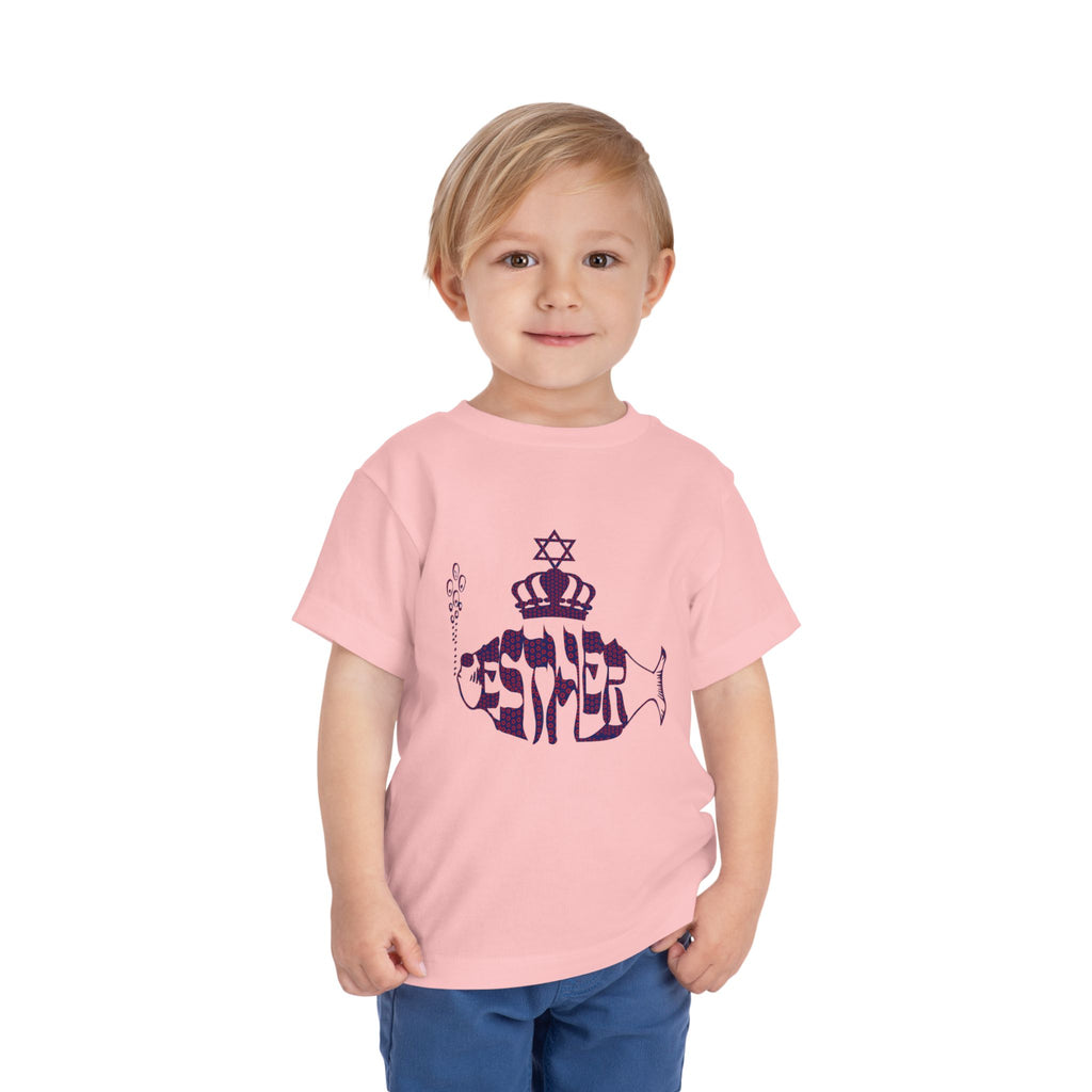 Phishing for Queen Esther Toddler Tee