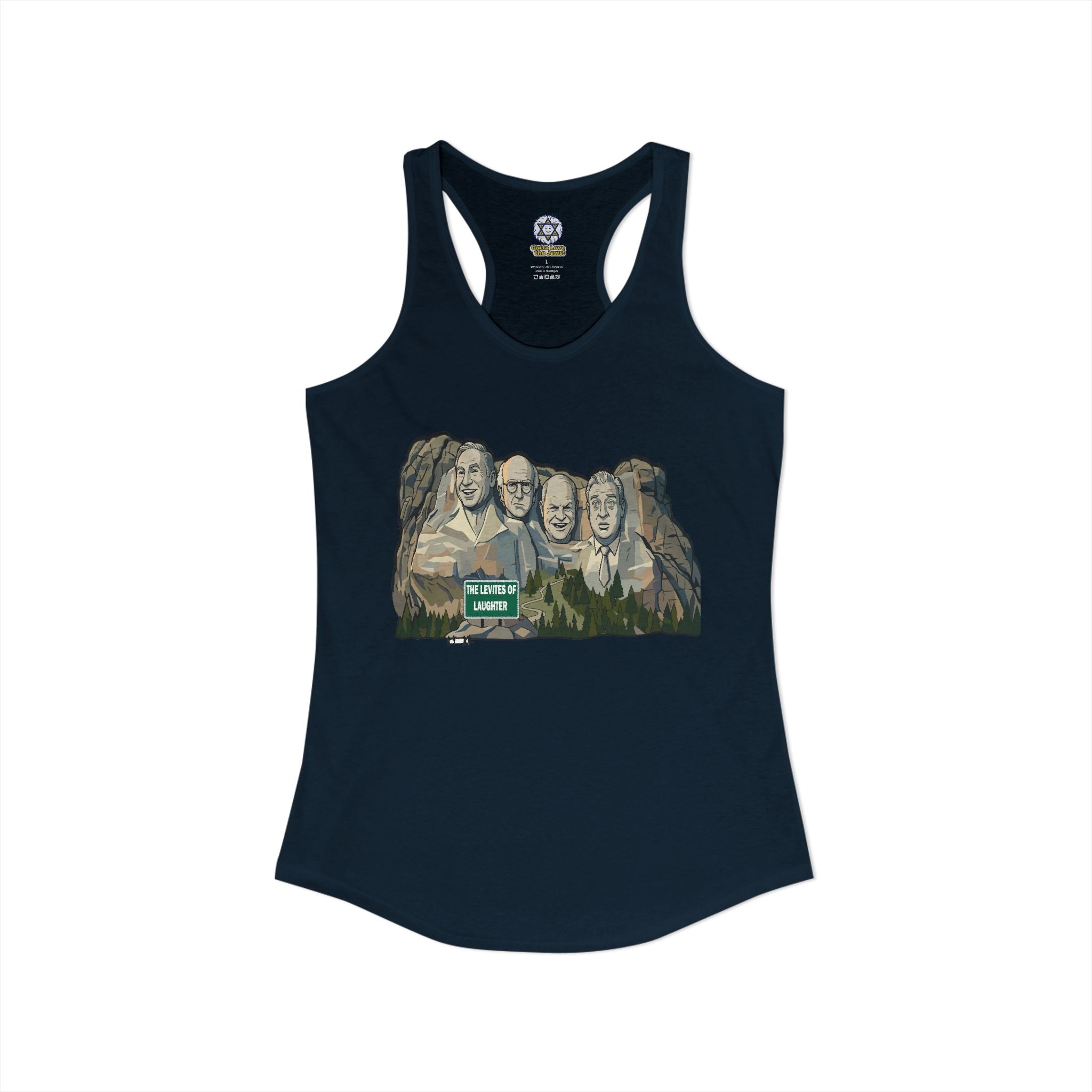 The Levites of Laughter Racerback top