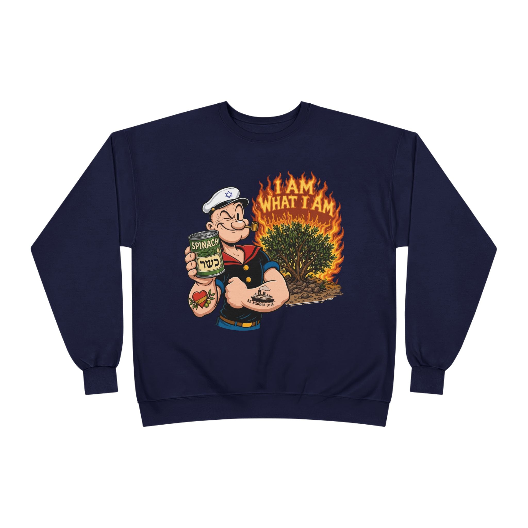 Popeye the Sailor Mensch Crewneck Sweatshirt