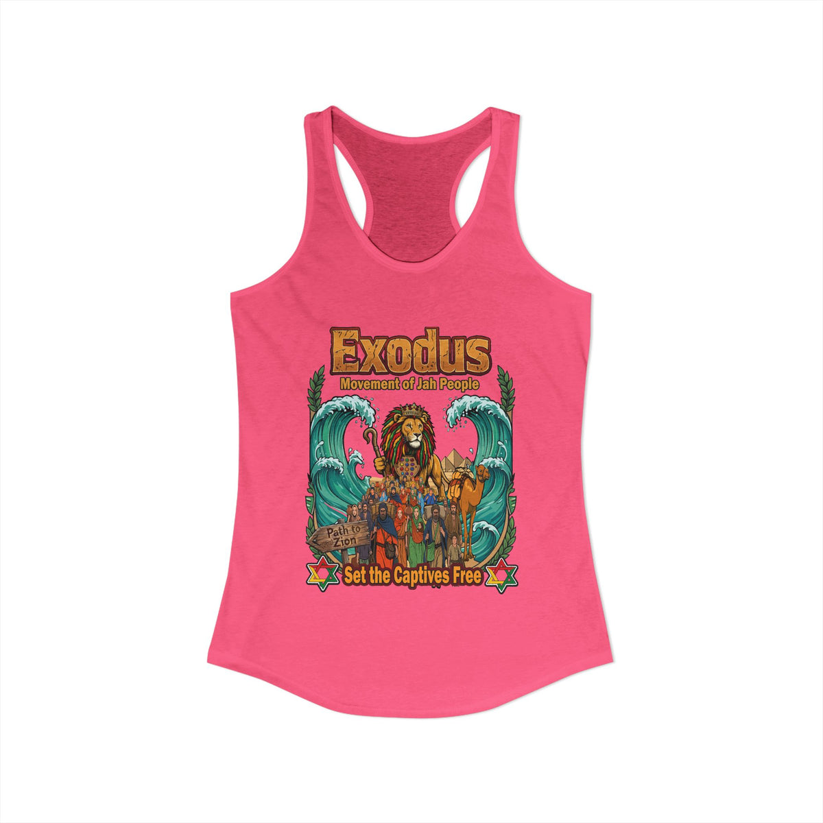 Exodus — Jewish Roots Rock Reggae Women Racerback