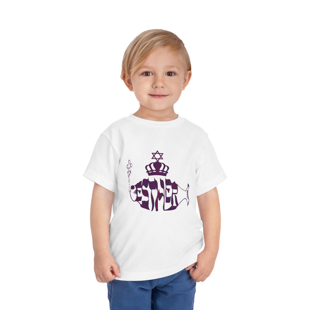 Phishing for Queen Esther Toddler Tee