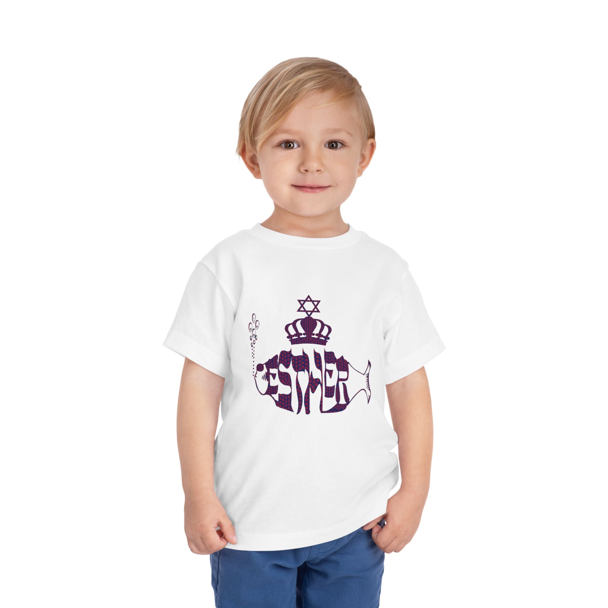 Phishing for Queen Esther Toddler Tee