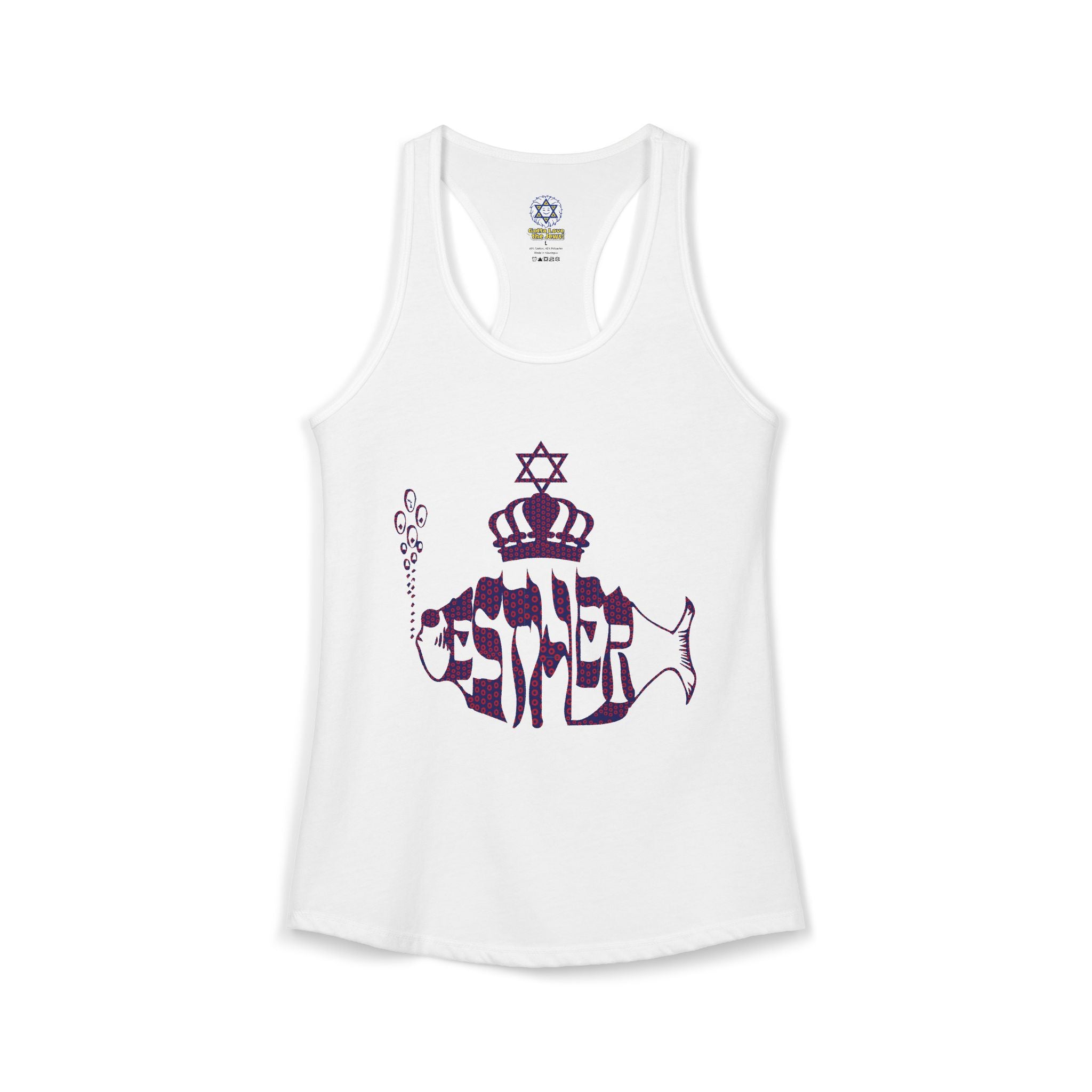 Phishing for Queen Esther - Women's Ideal Racerback Tank