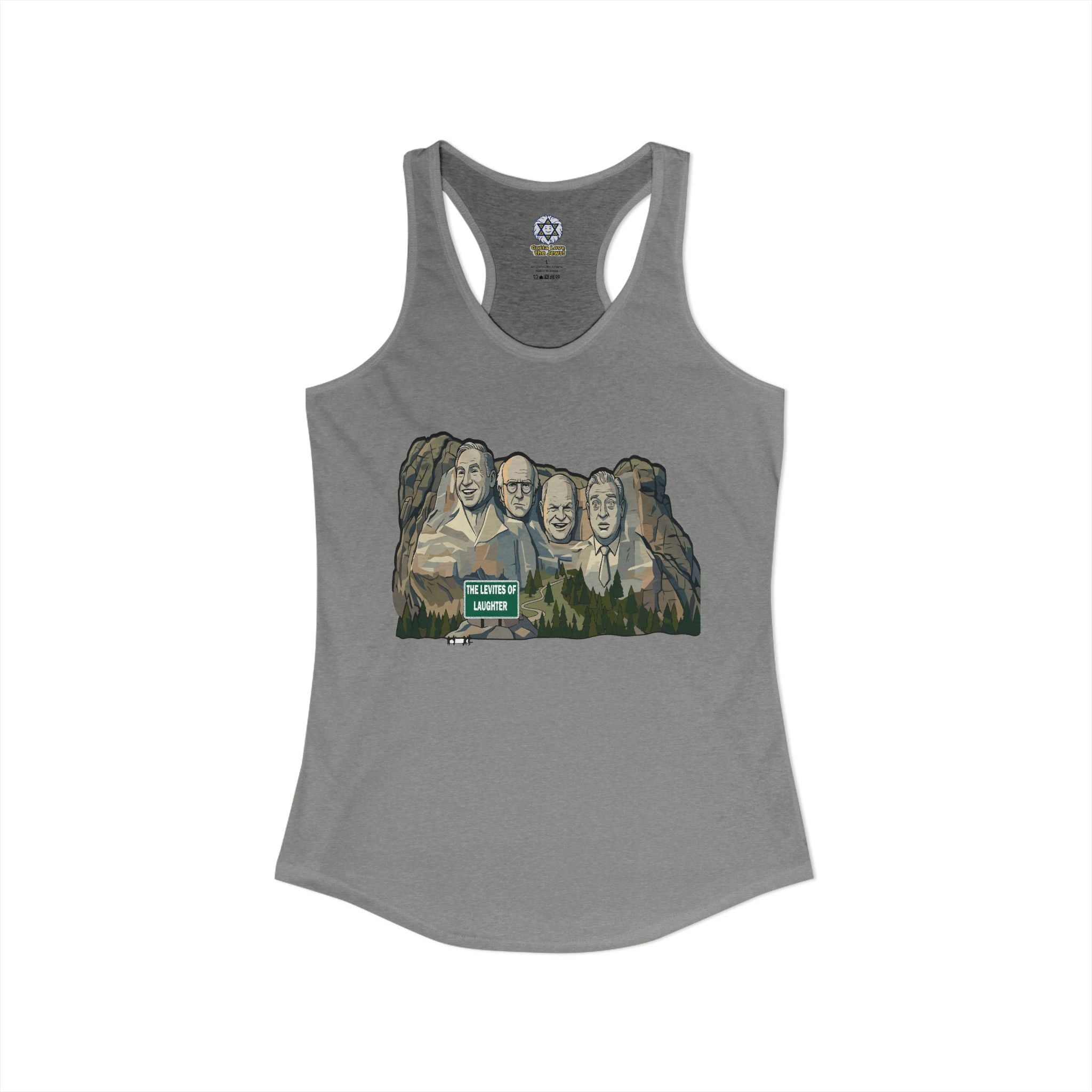 The Levites of Laughter Racerback top