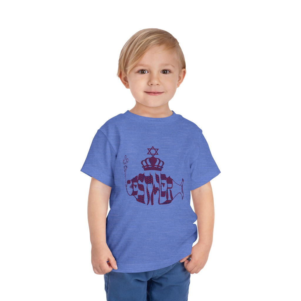 Phishing for Queen Esther Toddler Tee