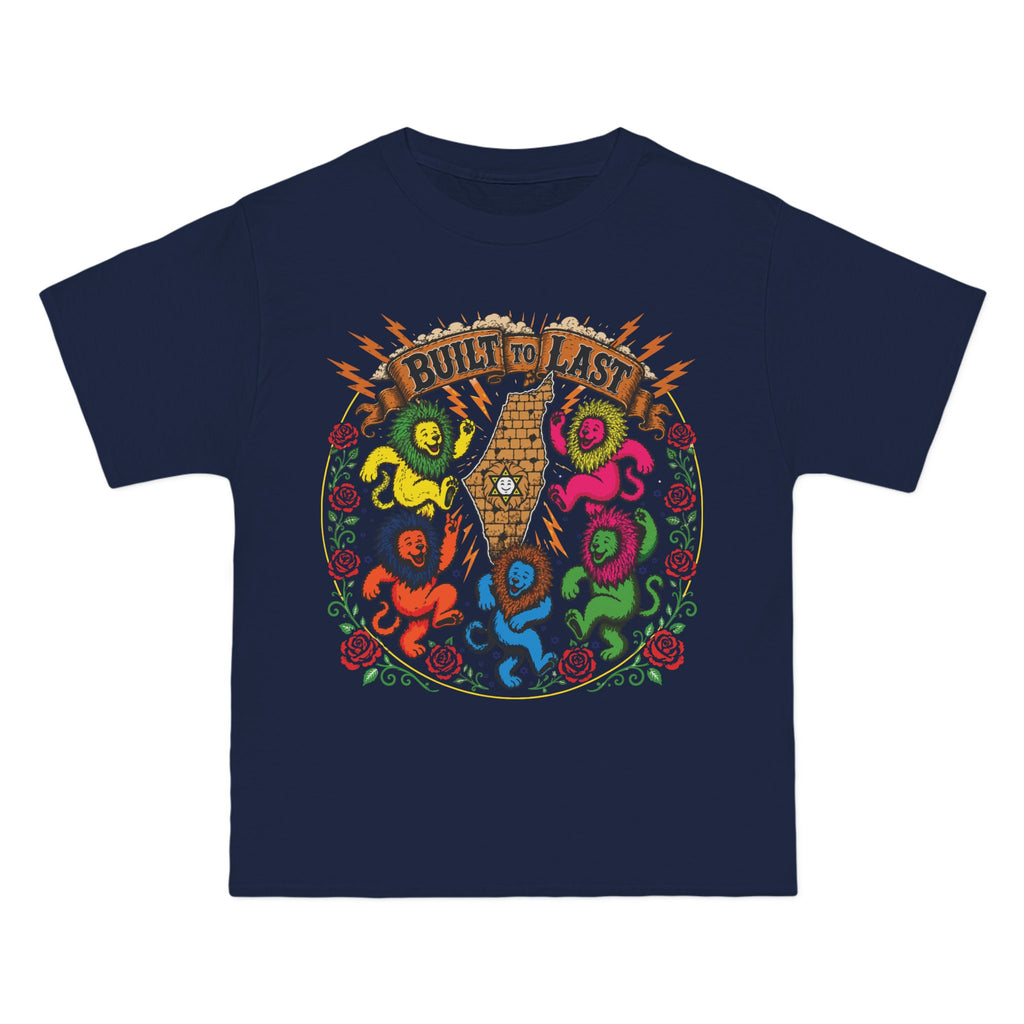 Grateful Israel - Built to Last T-Shirt — Retro Colorful Cartoon Design