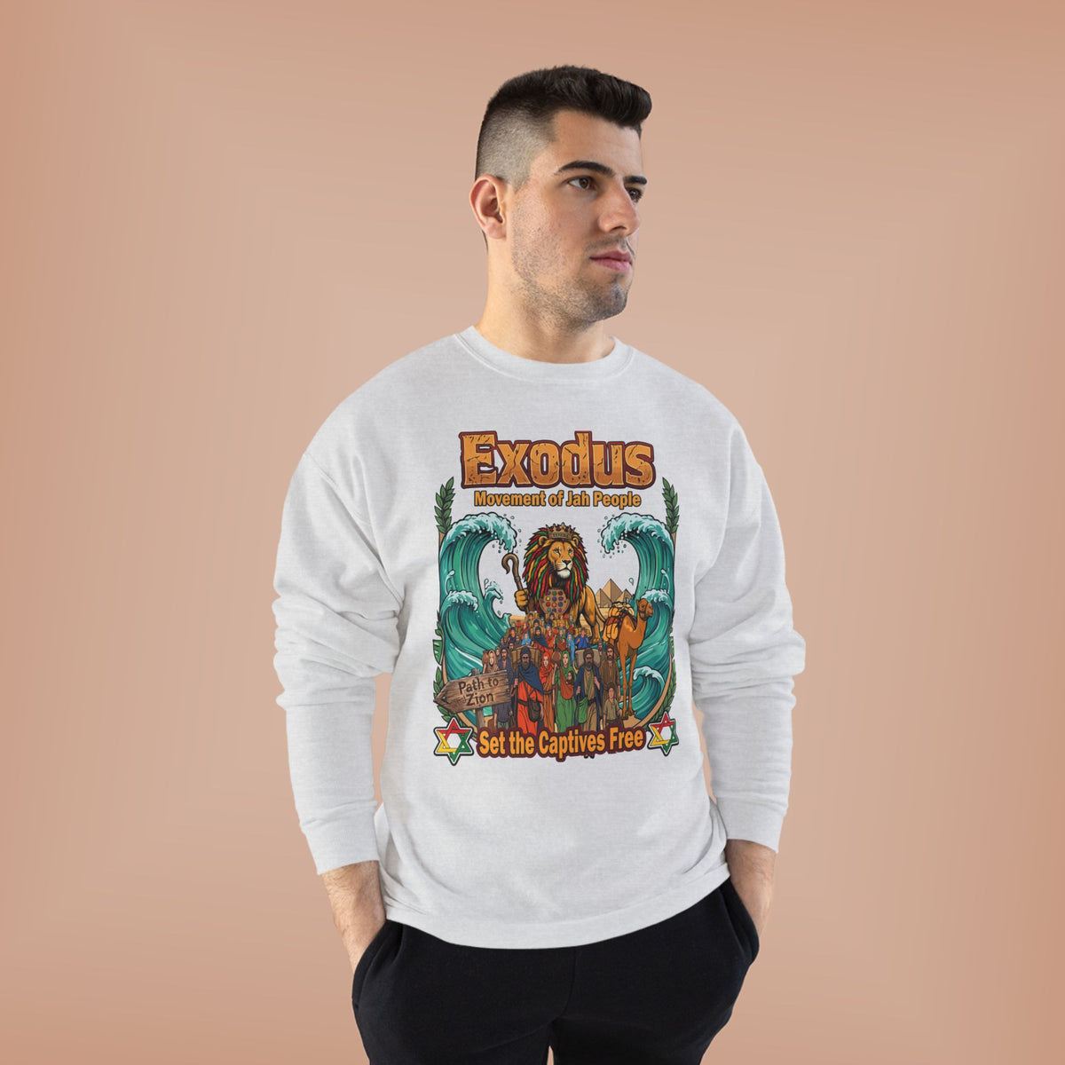 Exodus — Jewish Roots Rock Reggae Sweatshirt