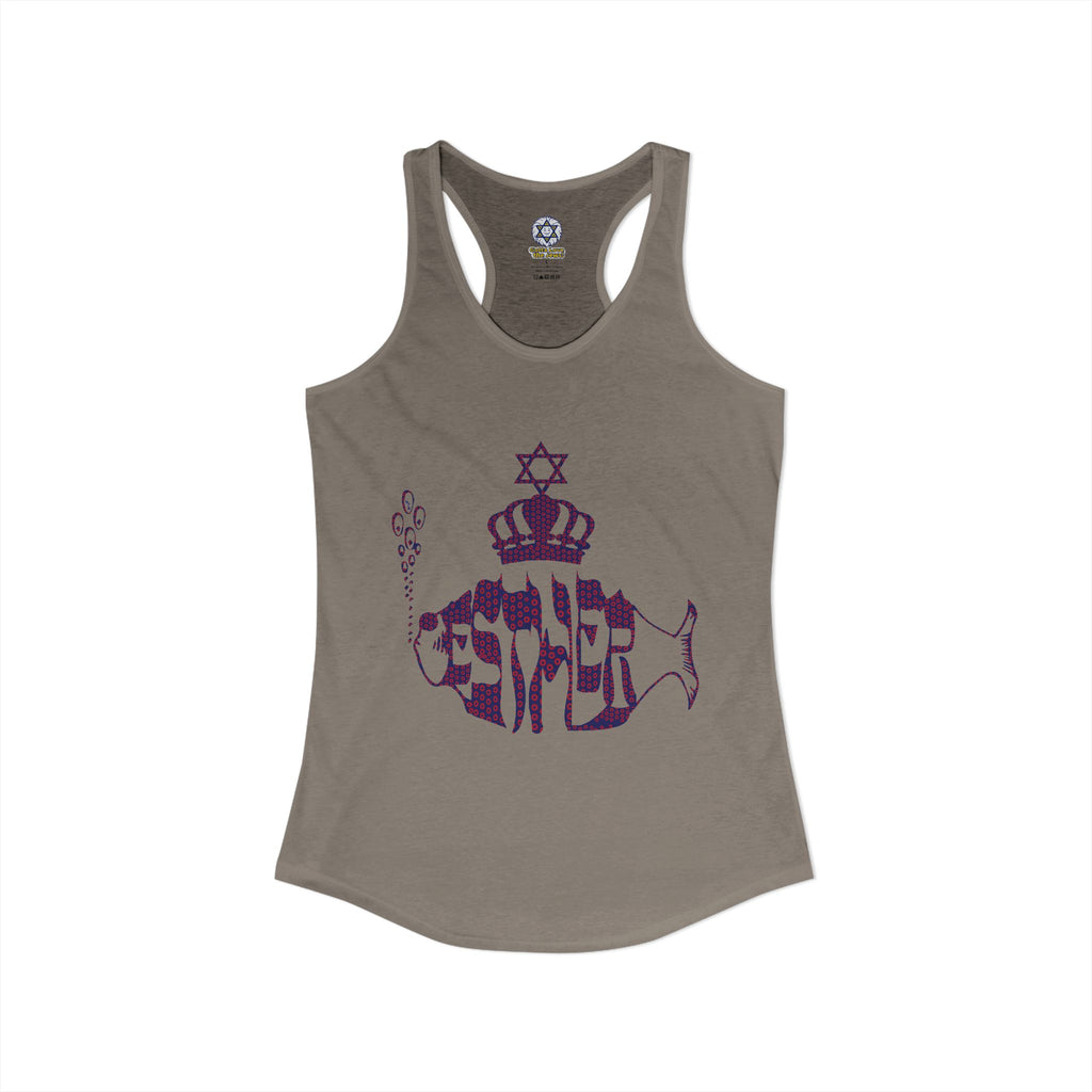 Phishing for Queen Esther - Women's Ideal Racerback Tank