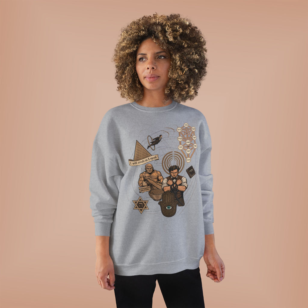 Jewish Magic and Mysticism - an Ode to Creation Crewneck Sweatshirt