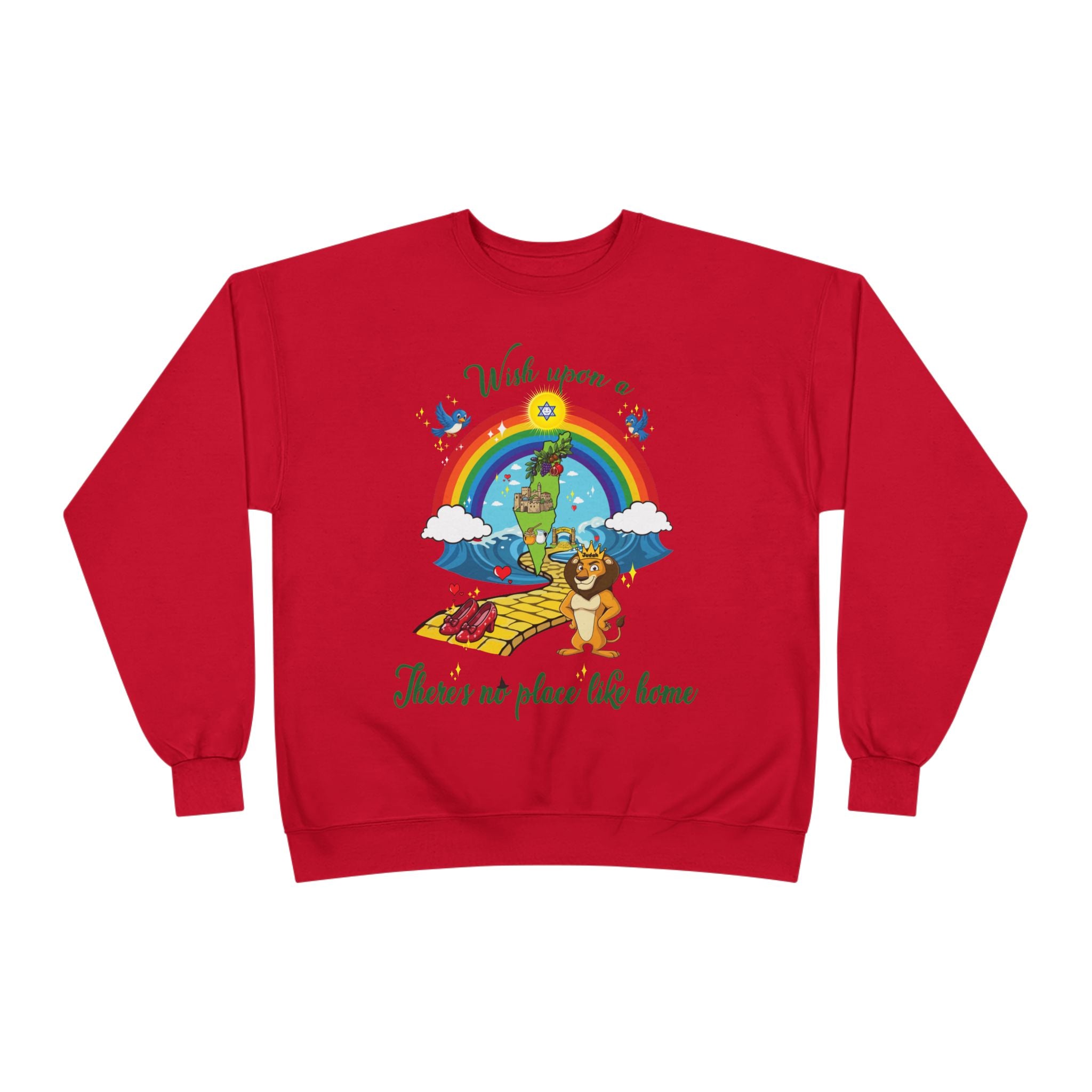 Zion Over the Rainbow Crewneck Sweatshirt