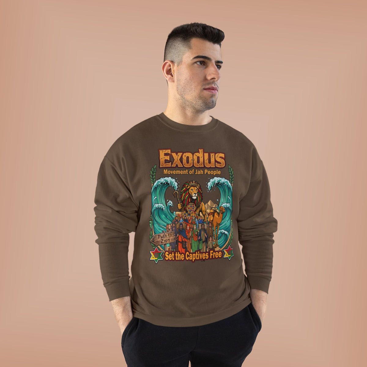 Exodus — Jewish Roots Rock Reggae Sweatshirt