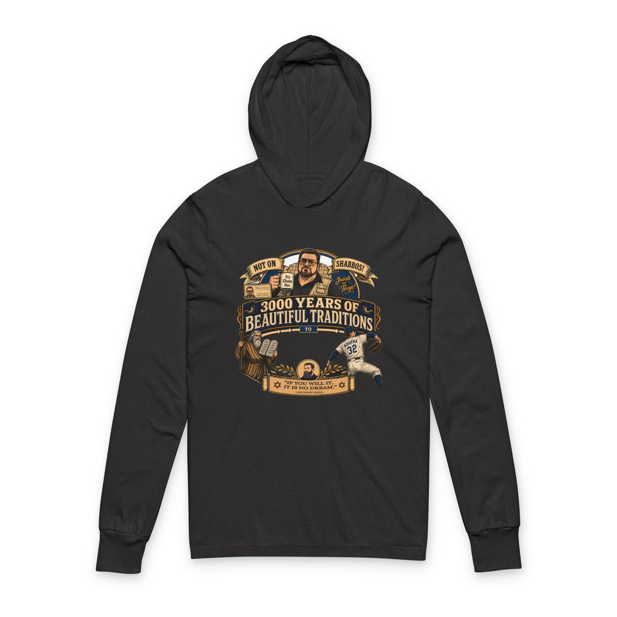 The Big Lebowski - Walter the Convert Unisex Hooded Long Sleeve Tee