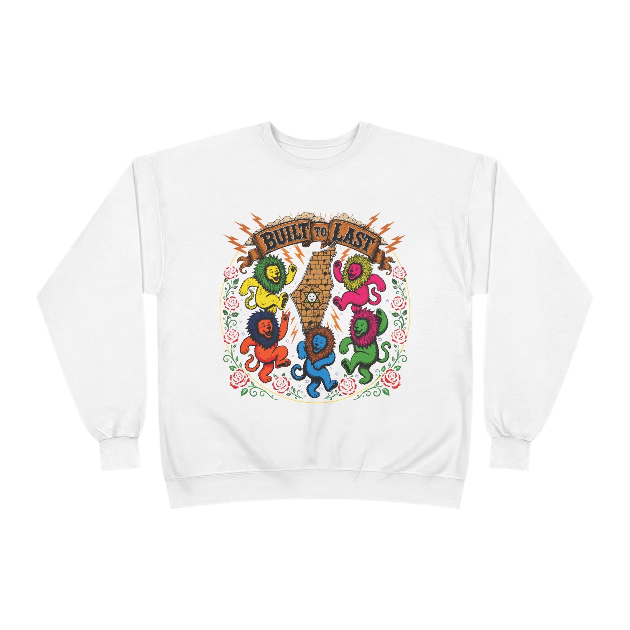 Grateful Israel - Built to Last - Crewneck Sweatshirt