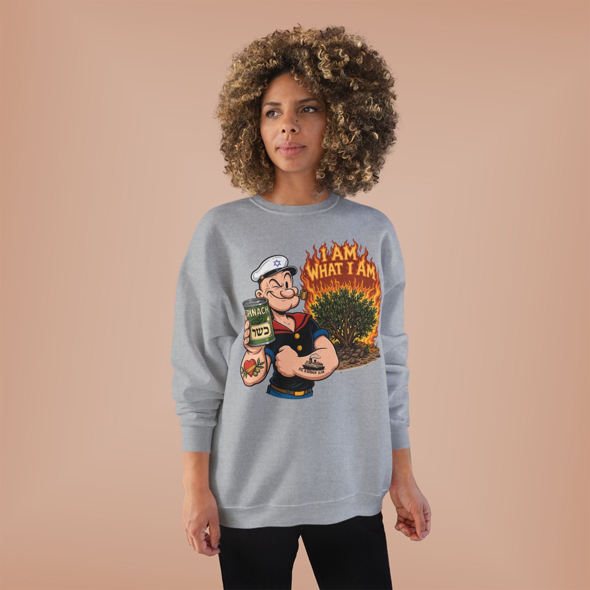 Popeye the Sailor Mensch Crewneck Sweatshirt