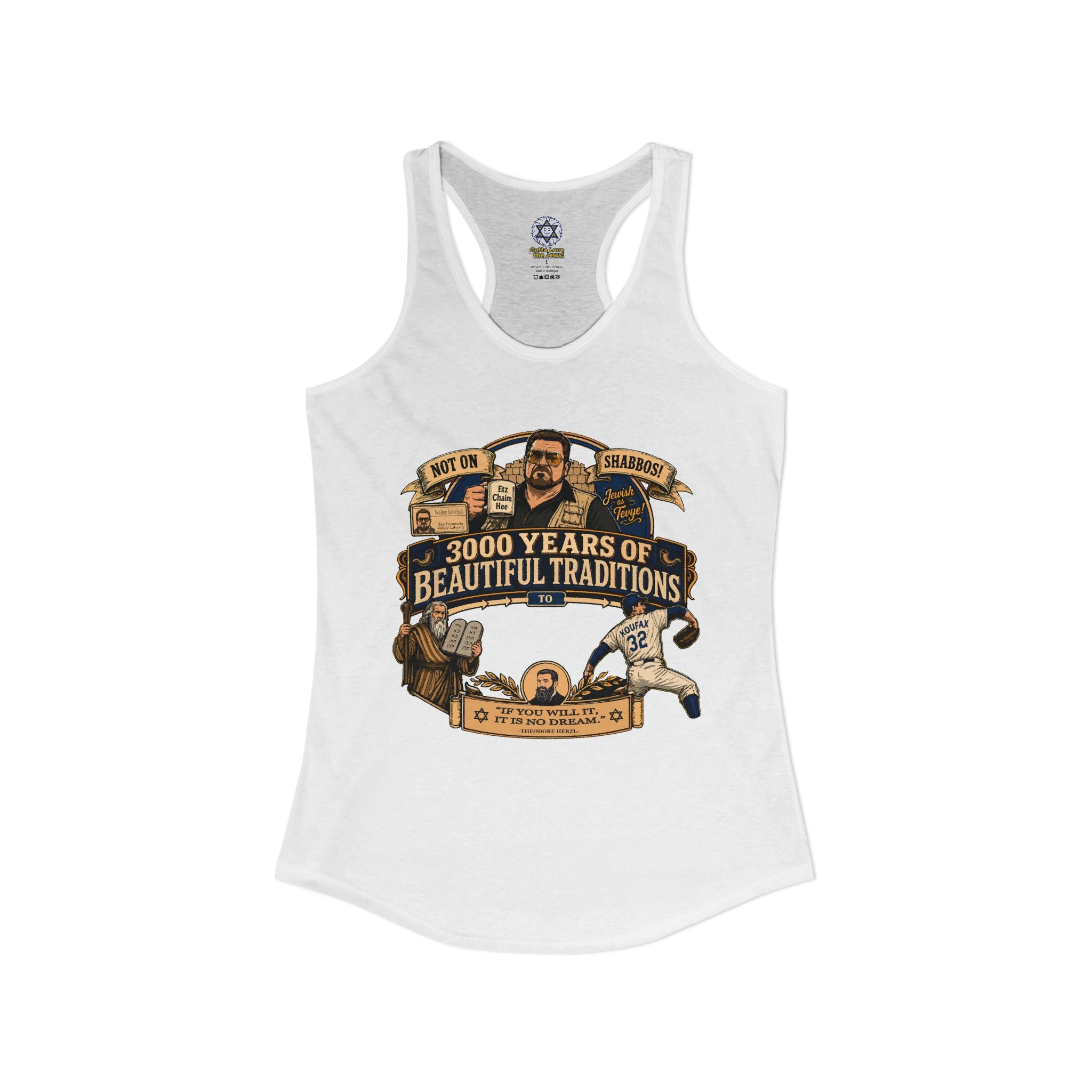 Walter - The Little Convert Achiever - Women's Ideal Racerback Tank