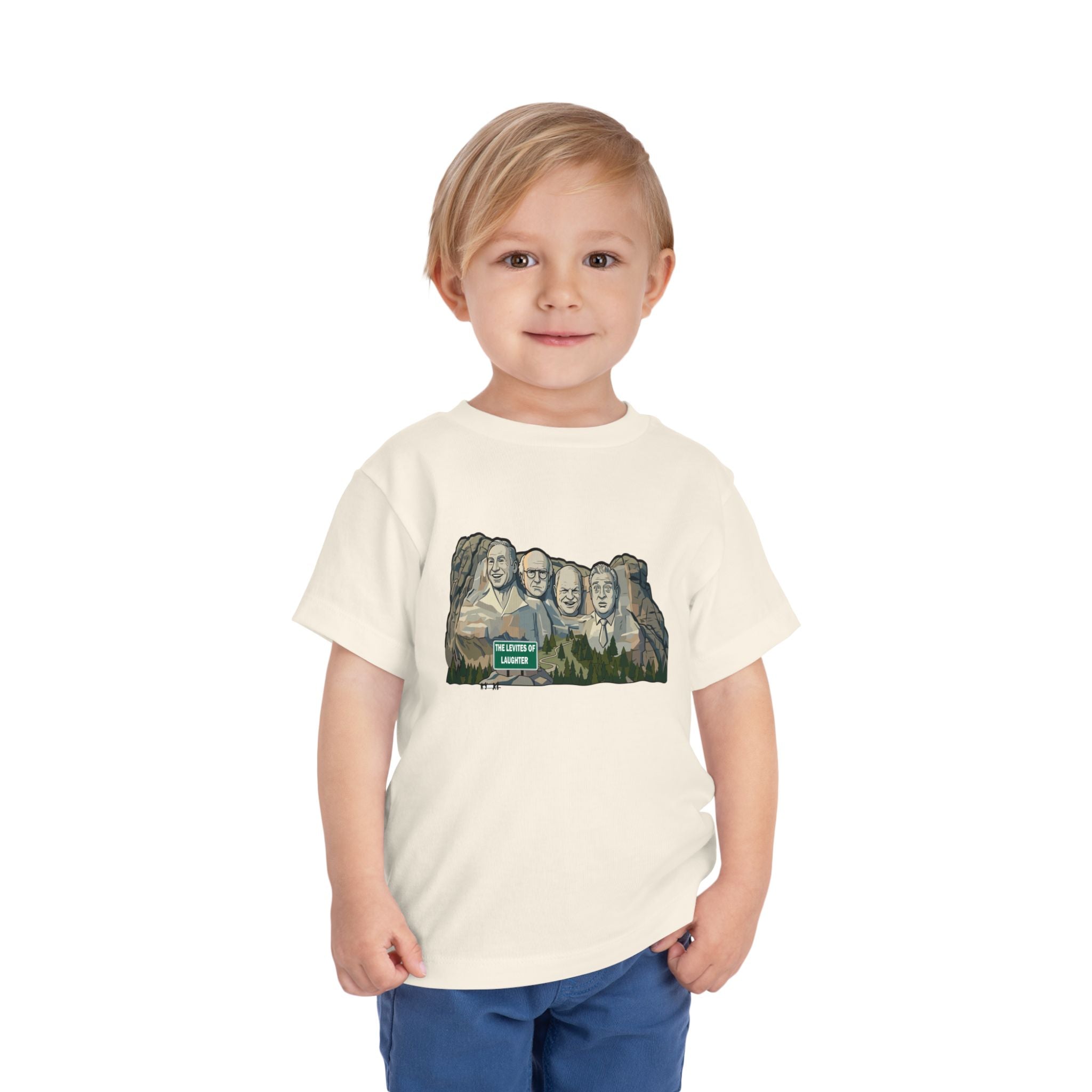 Toddler Tee — Mount Rushmore Family Faces Graphic