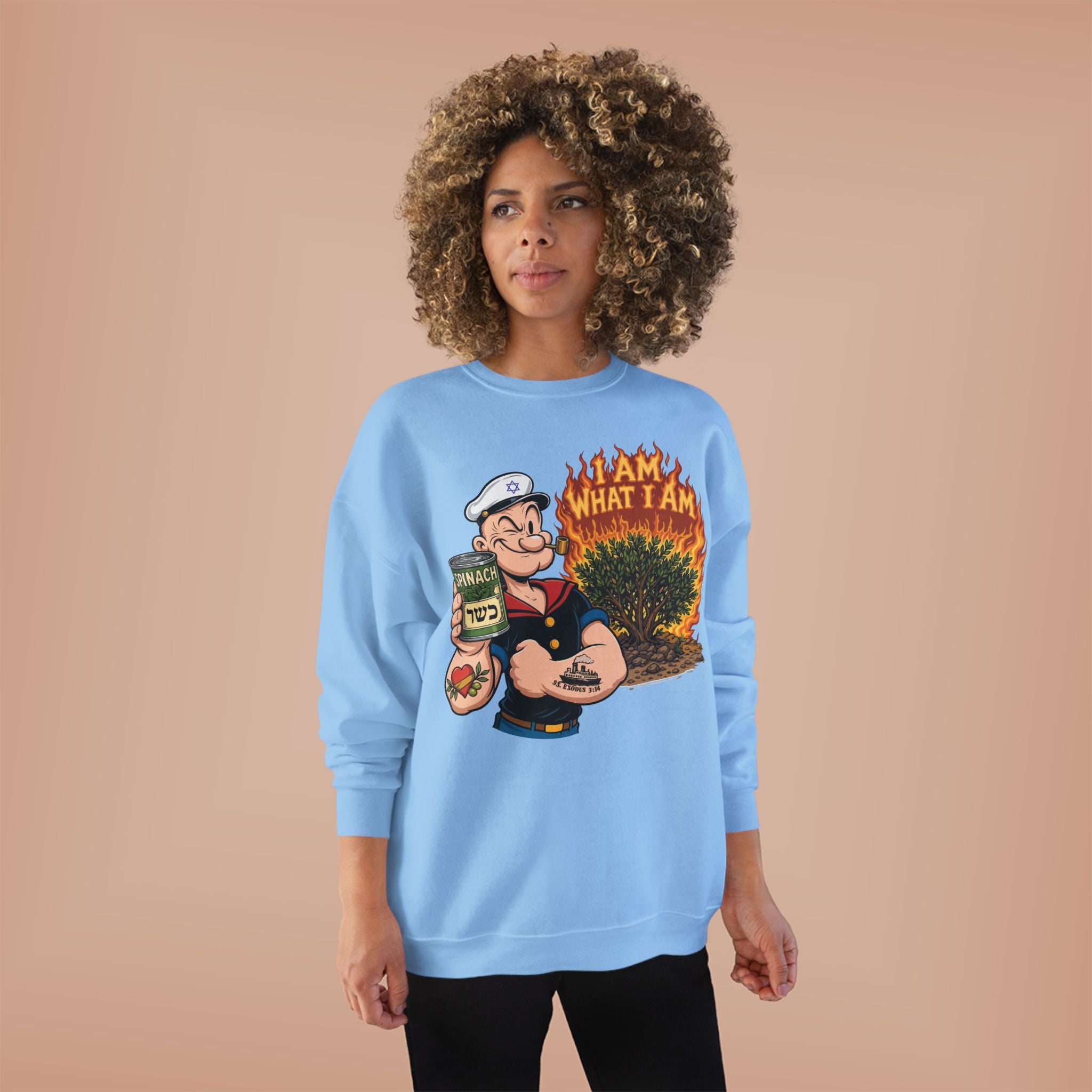 Popeye the Sailor Mensch Crewneck Sweatshirt