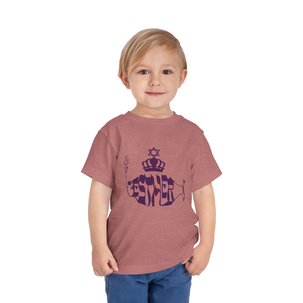 Phishing for Queen Esther Toddler Tee