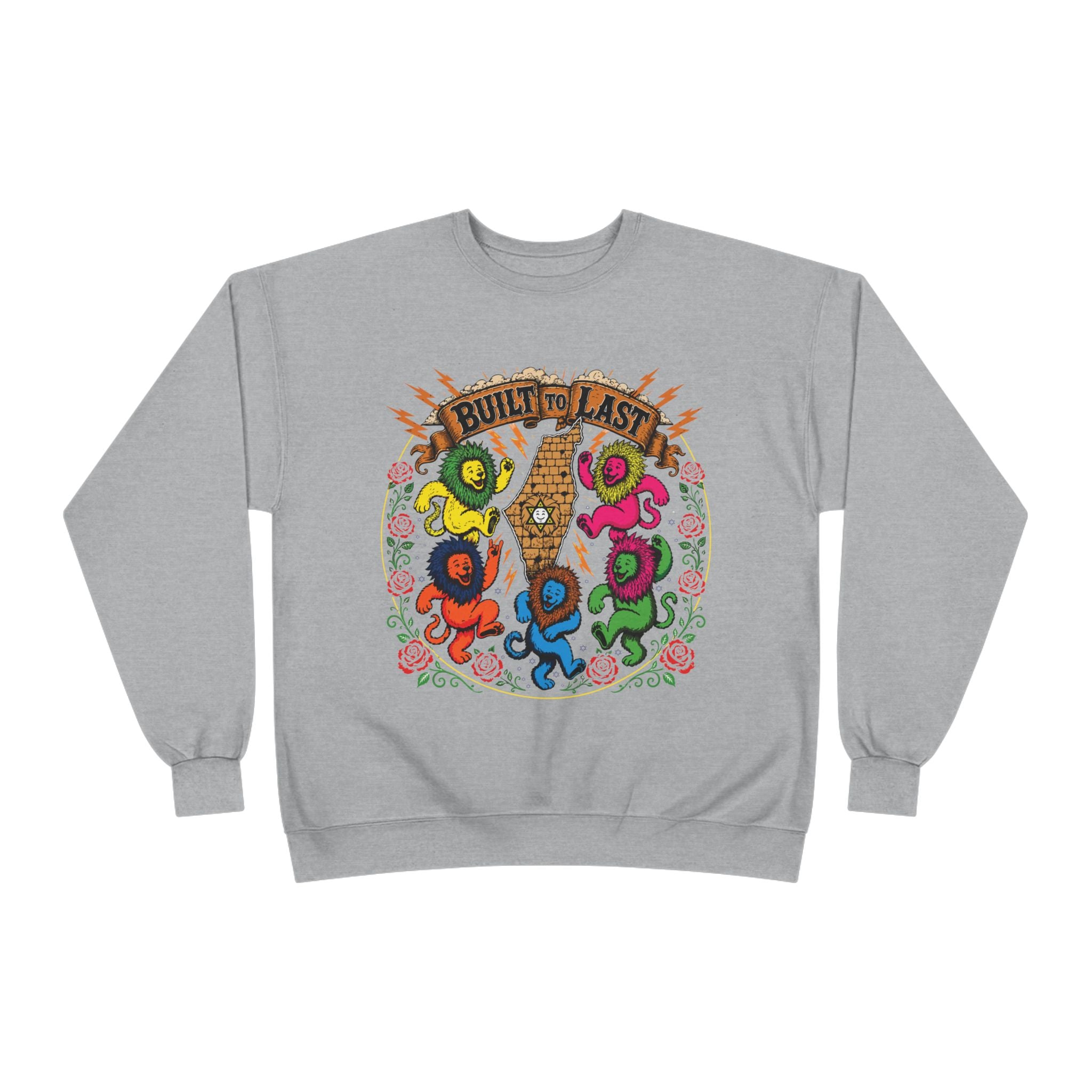 Grateful Israel - Built to Last - Crewneck Sweatshirt