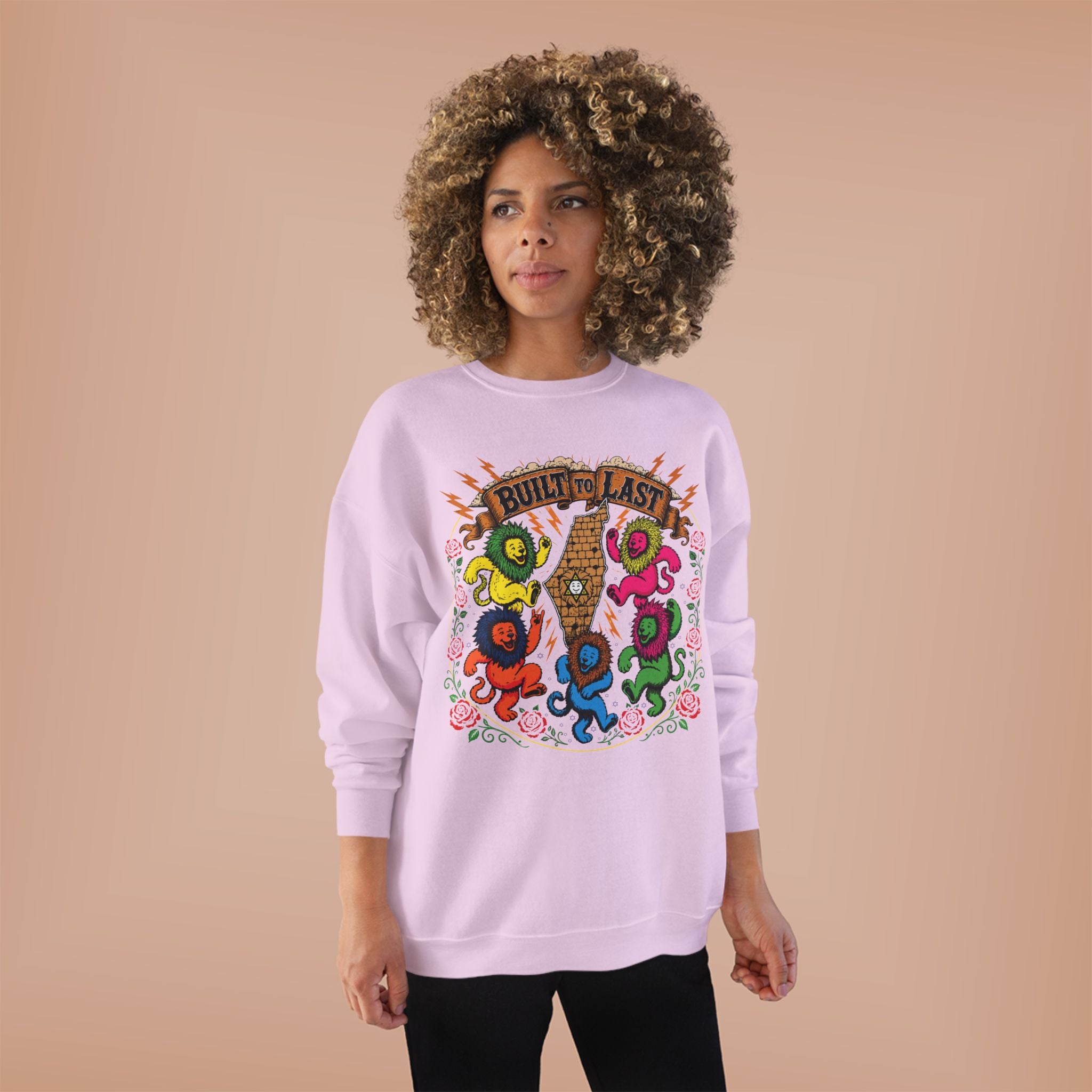 Grateful Israel - Built to Last - Crewneck Sweatshirt