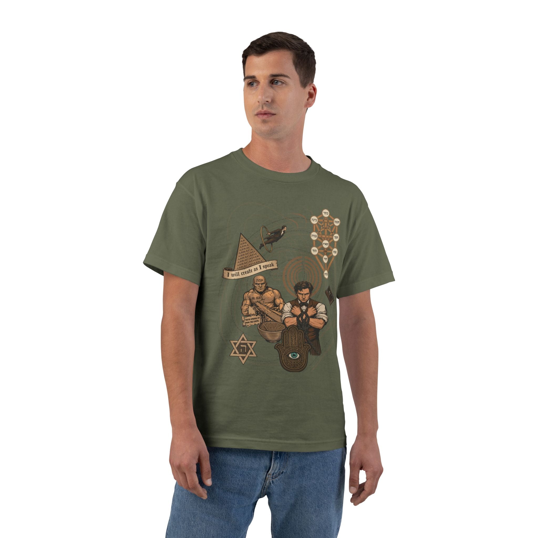 Jewish Magic and Mysticism - an Ode to Creation T-Shirt