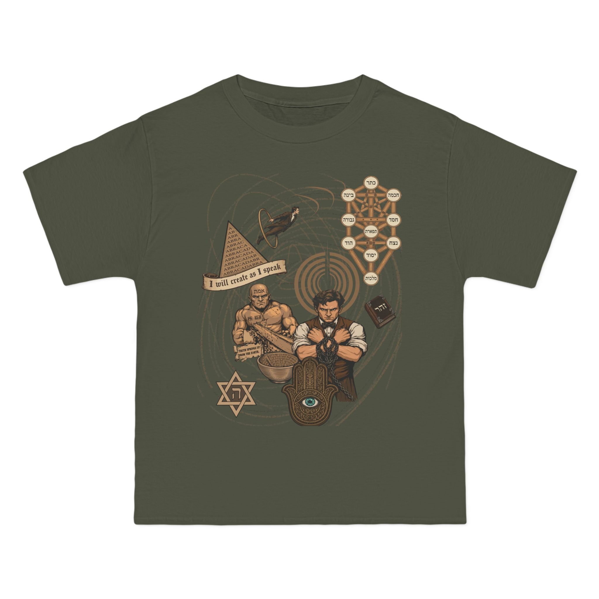 Jewish Magic and Mysticism - an Ode to Creation T-Shirt