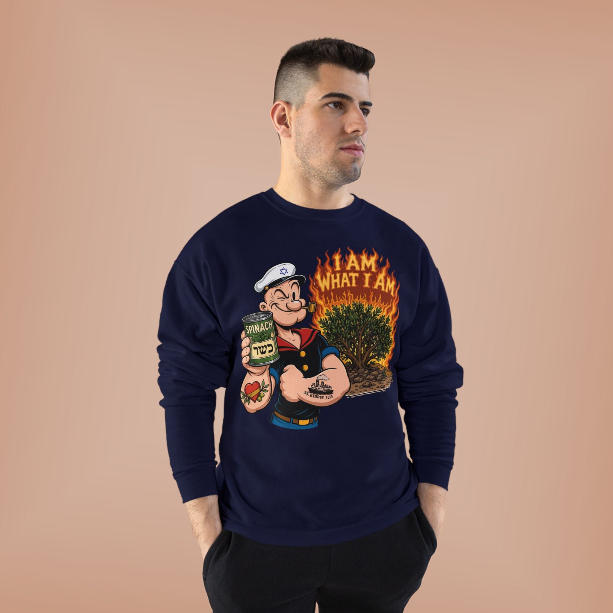 Popeye the Sailor Mensch Crewneck Sweatshirt