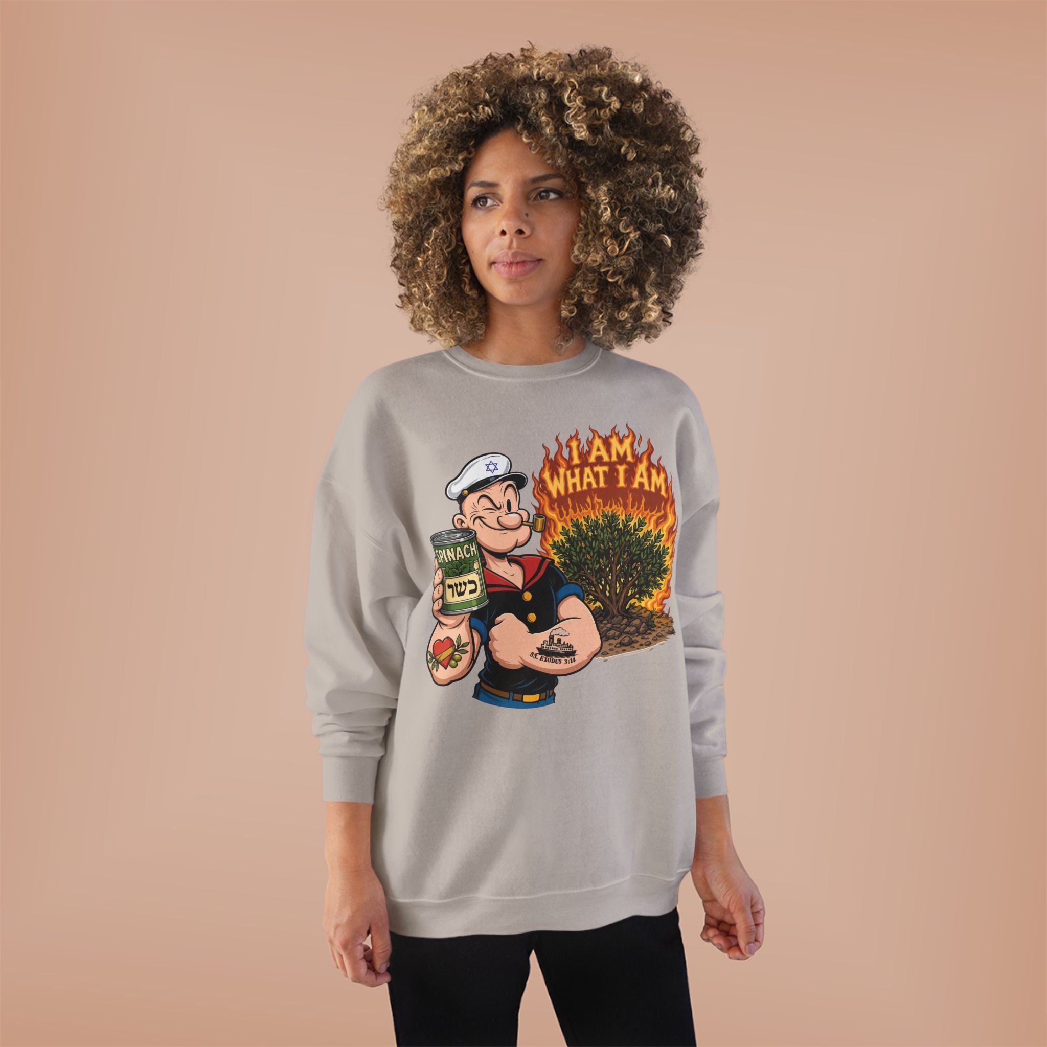 Popeye the Sailor Mensch Crewneck Sweatshirt