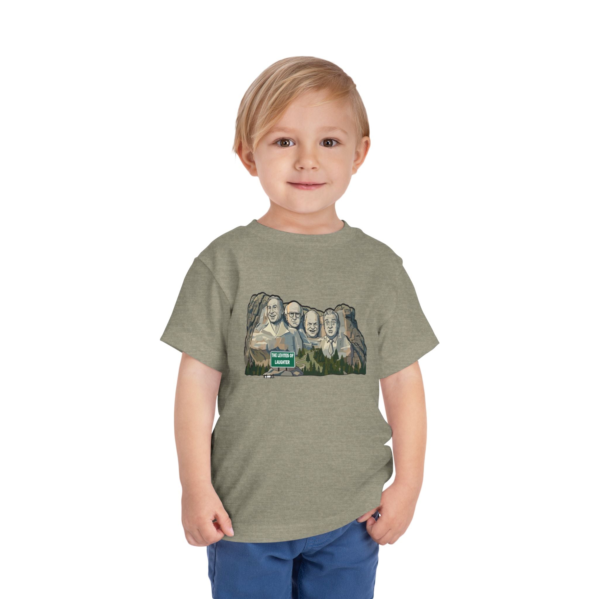 Toddler Tee — Mount Rushmore Family Faces Graphic