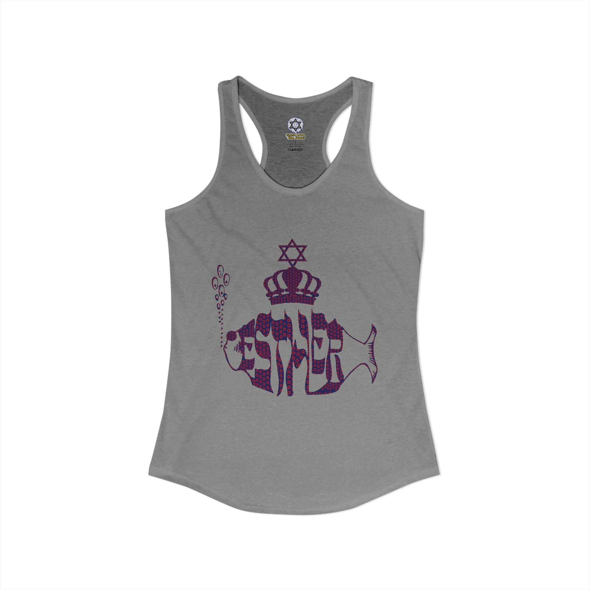Phishing for Queen Esther - Women's Ideal Racerback Tank