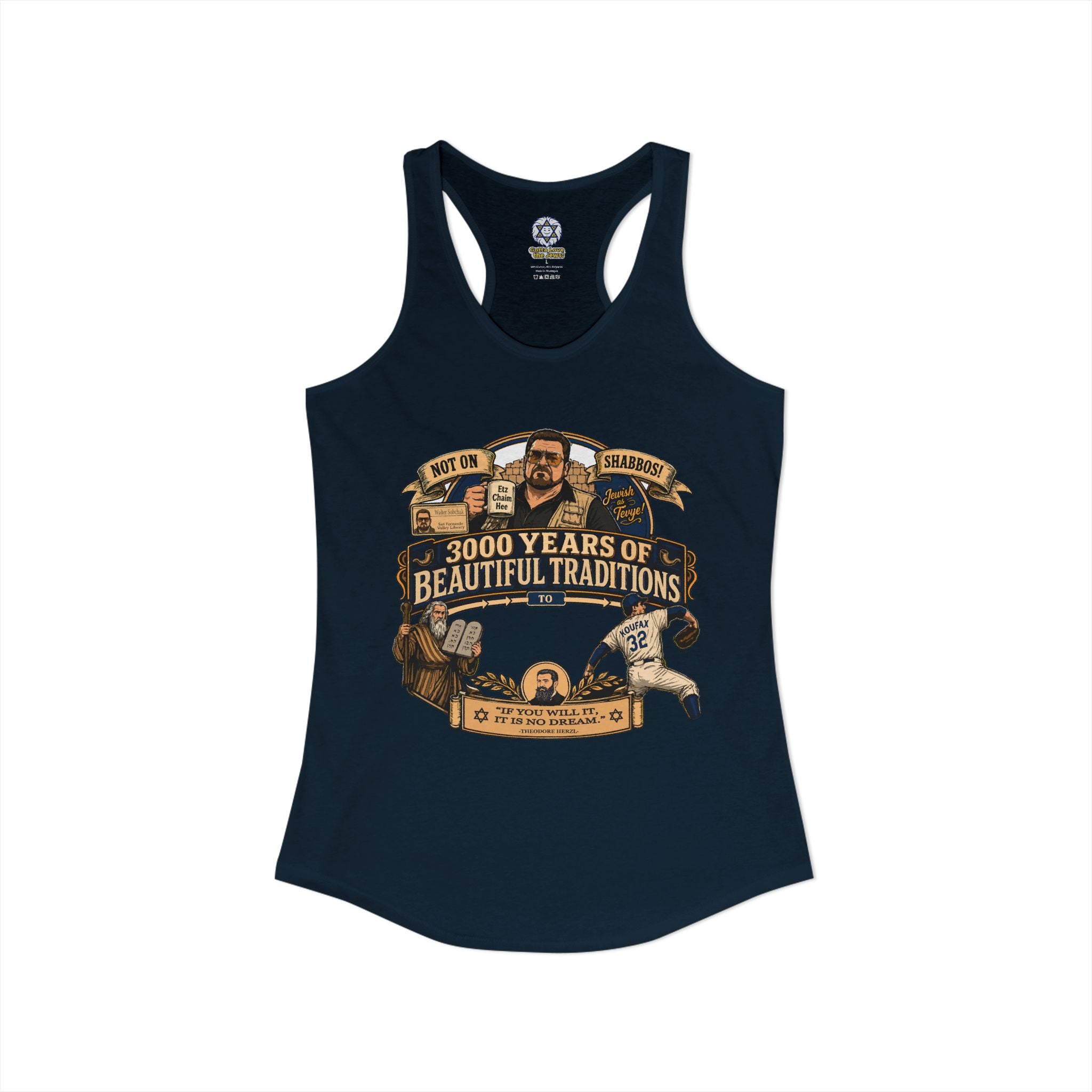 Walter - The Little Convert Achiever - Women's Ideal Racerback Tank