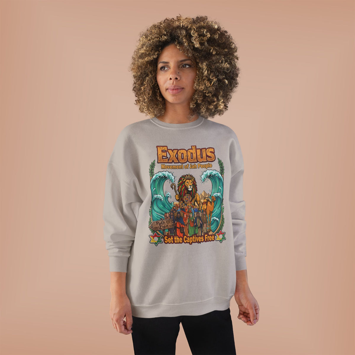 Exodus — Jewish Roots Rock Reggae Sweatshirt