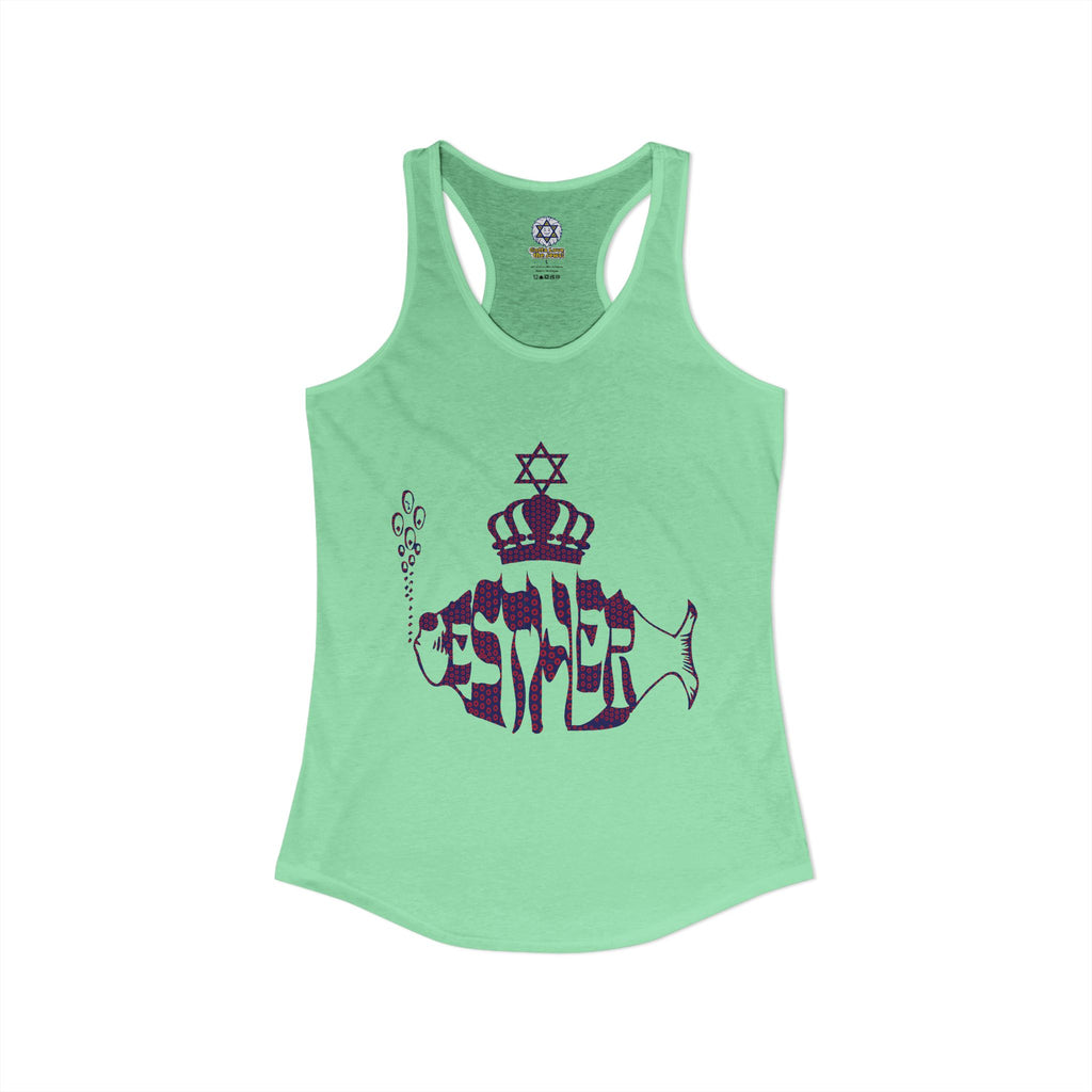 Phishing for Queen Esther - Women's Ideal Racerback Tank