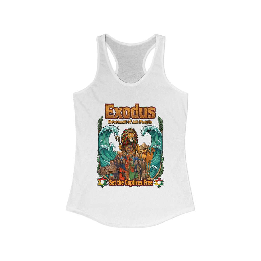 Exodus — Jewish Roots Rock Reggae Women Racerback