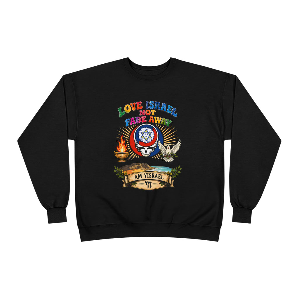 Crewneck Sweatshirt — "Love Israel, Protect the Land" Graphic