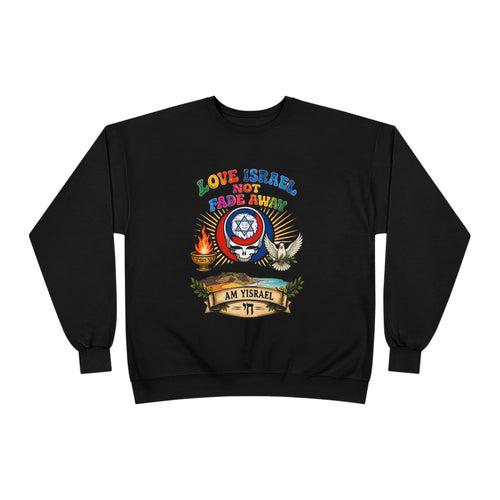 Crewneck Sweatshirt — "Love Israel, Protect the Land" Graphic