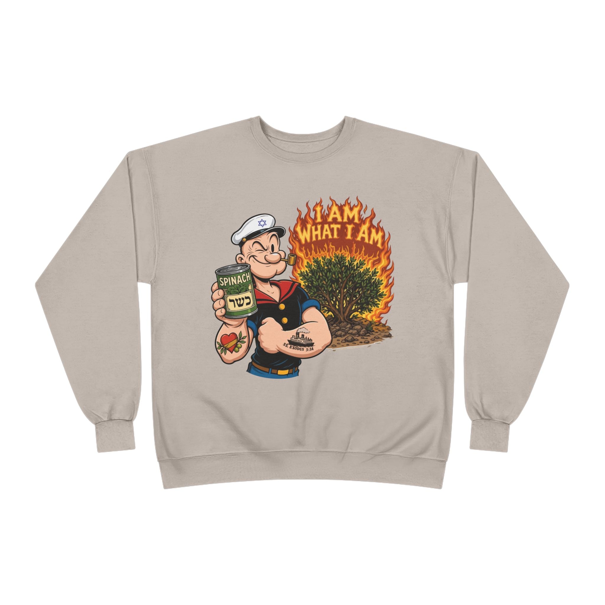 Popeye the Sailor Mensch Crewneck Sweatshirt