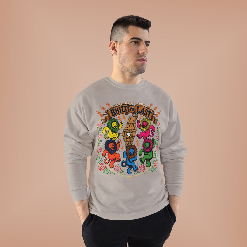 Grateful Israel - Built to Last - Crewneck Sweatshirt