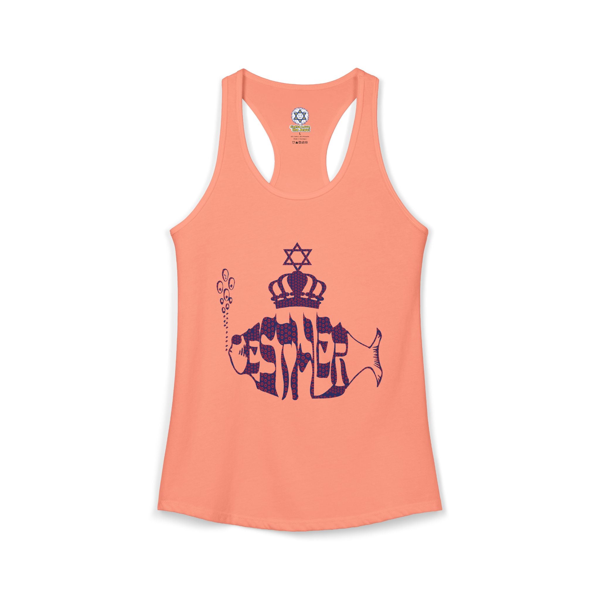 Phishing for Queen Esther - Women's Ideal Racerback Tank
