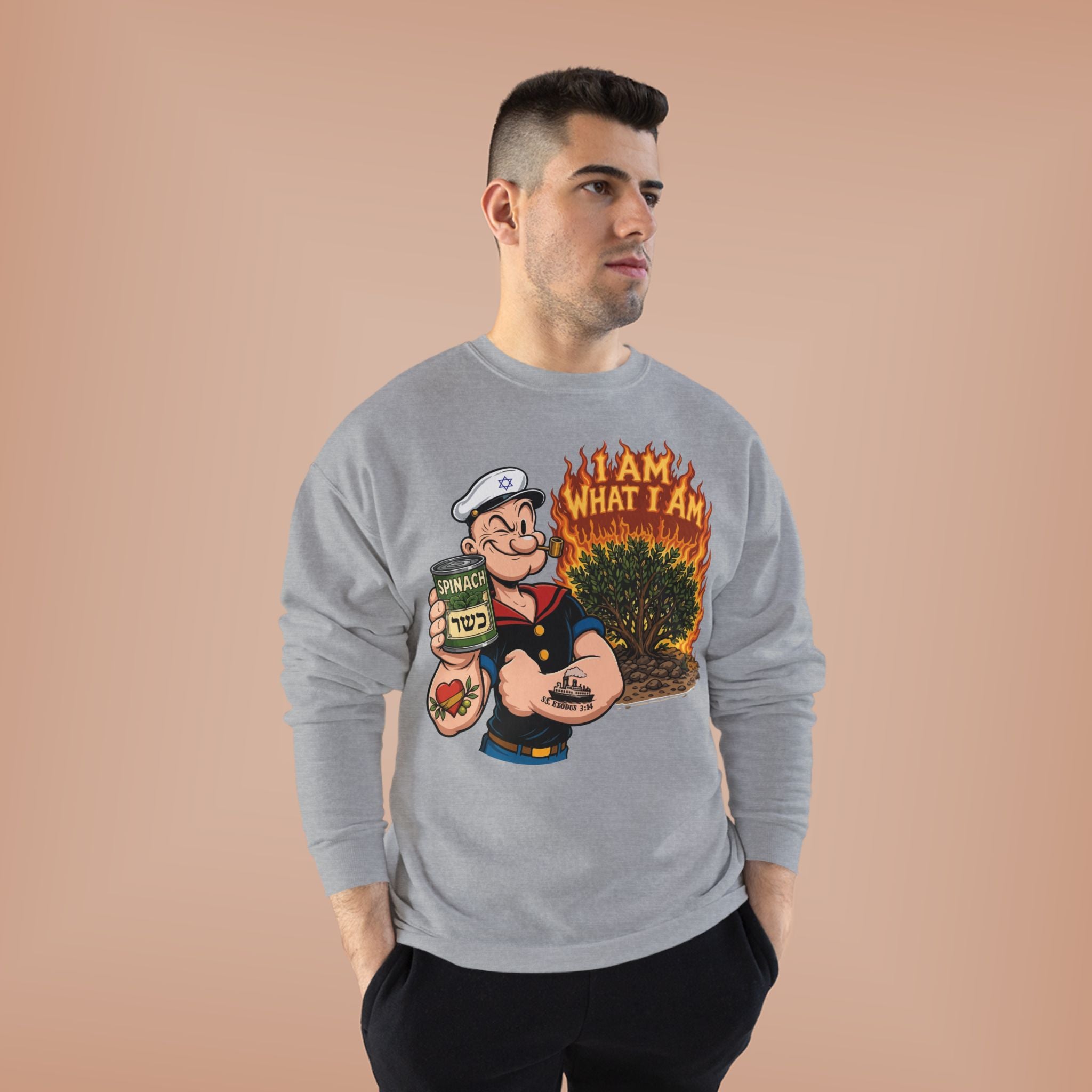 Popeye the Sailor Mensch Crewneck Sweatshirt