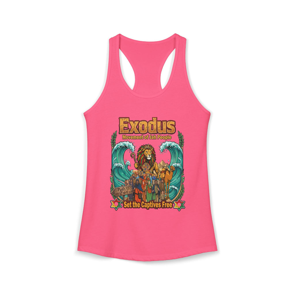 Exodus — Jewish Roots Rock Reggae Women Racerback