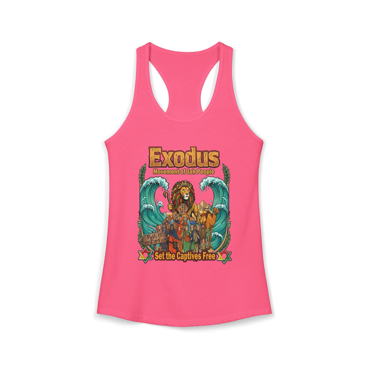 Exodus — Jewish Roots Rock Reggae Women Racerback