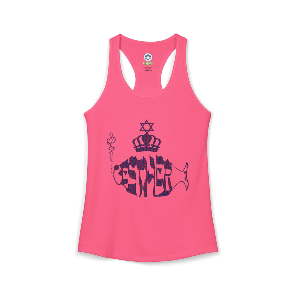 Phishing for Queen Esther - Women's Ideal Racerback Tank