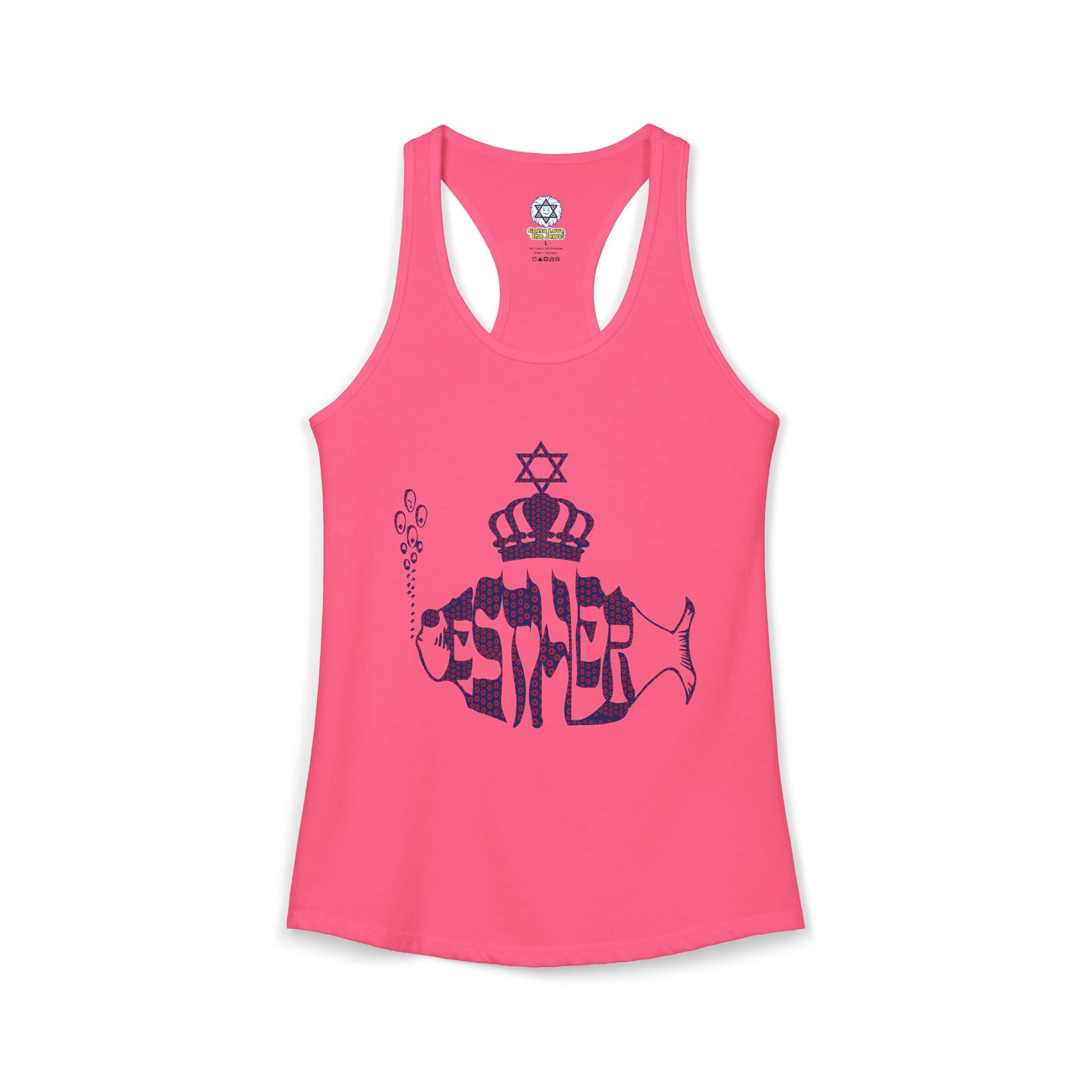 Phishing for Queen Esther - Women's Ideal Racerback Tank