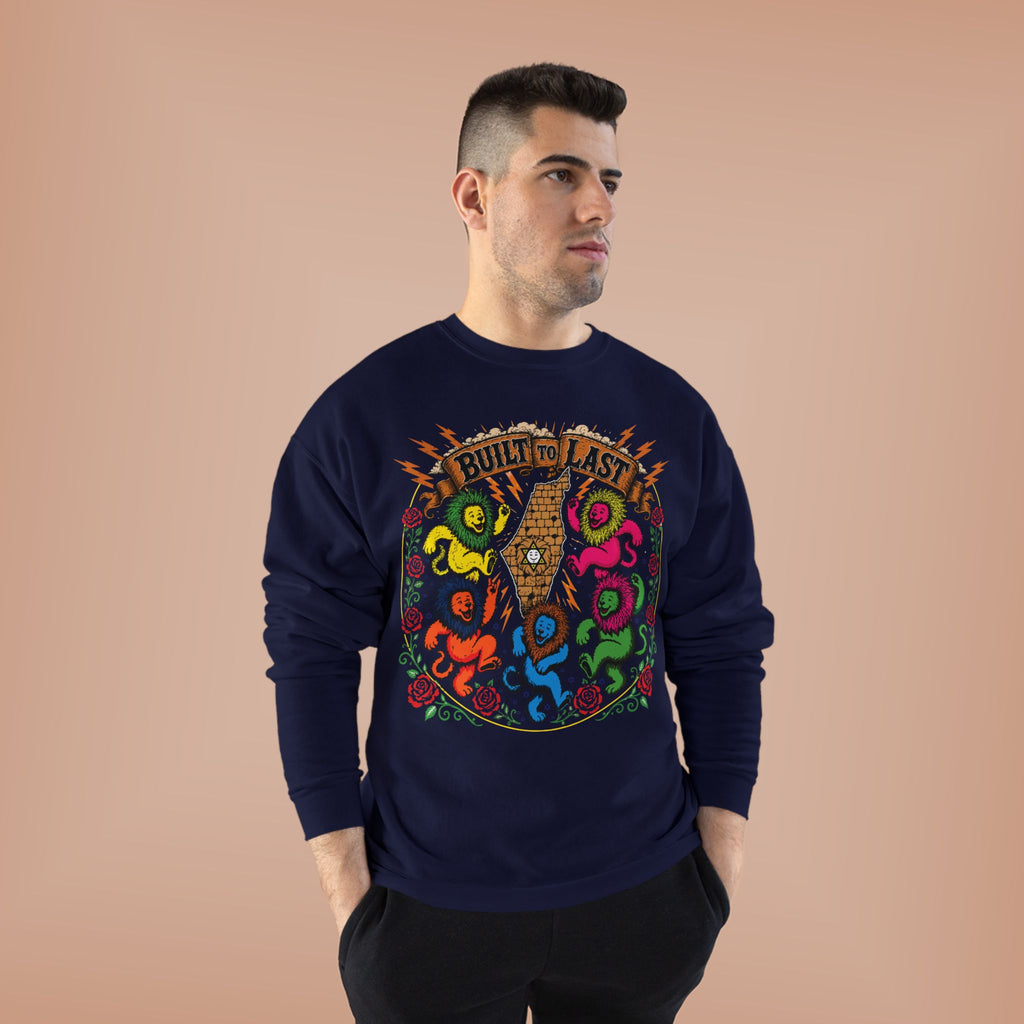 Grateful Israel - Built to Last - Crewneck Sweatshirt